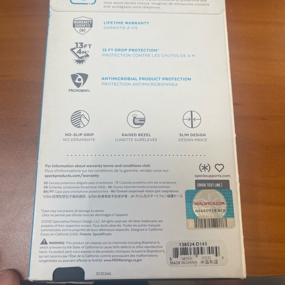 Speck Apple iPhone X/Xs/11 Pro Presidio 2 Grip Black - Picture 2 of 4